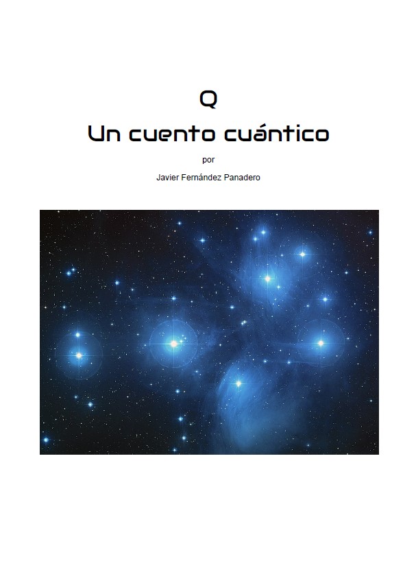 Portada de Q, un cuento cuántico