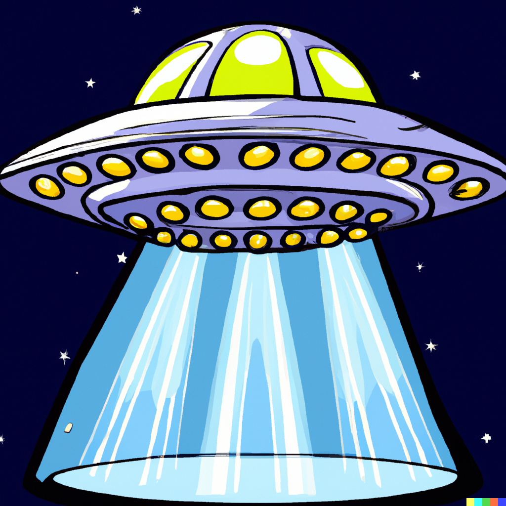 Idea que tenemos formada de lo que es un platillo volante o un OVNI.
¿Algo raro en el cielo?