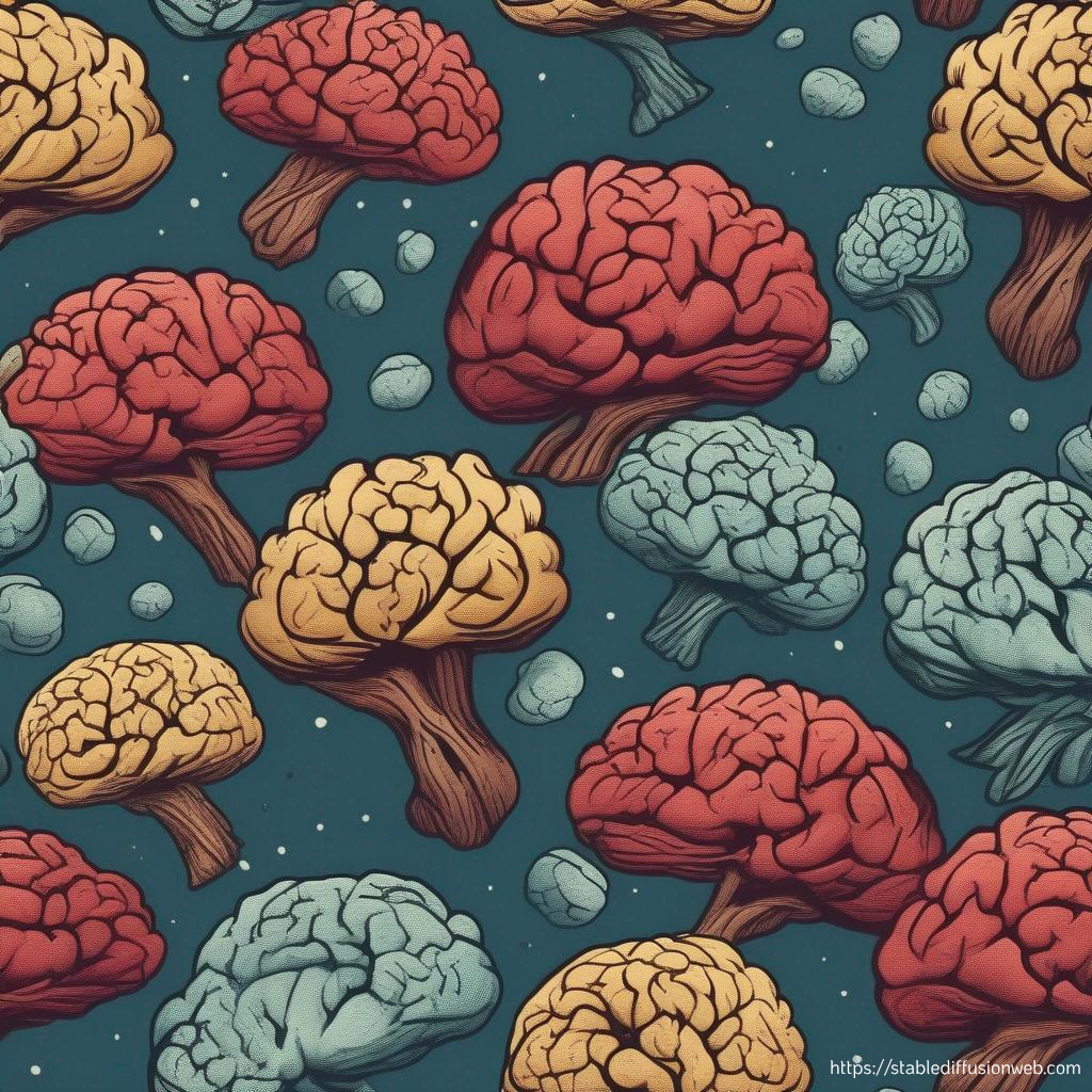 Imagen de cerebros creada para el recreo del Apocalipsis Zombi